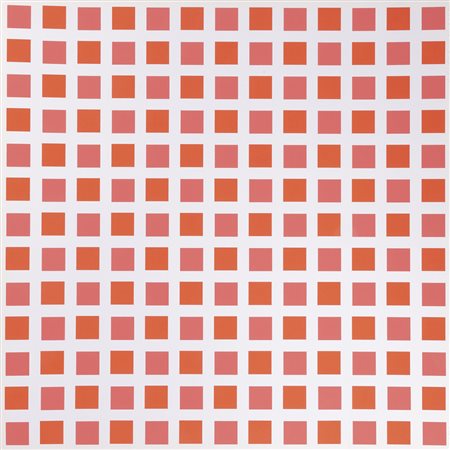 François Morellet - 1 carré rouge, 1 carré orange - 1971-75