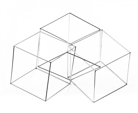 François Morellet - Trois cubes imbriqués - 1977