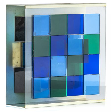 Hugo Demarco - Reflexion Bleu-Vert (carré) - 1963-71
