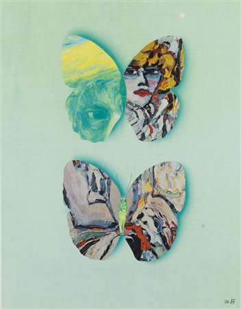 Jiří Kolář - Senza titolo - 1989