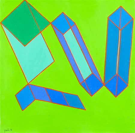 Achille Perilli - La geometria di Prometeo - 1981