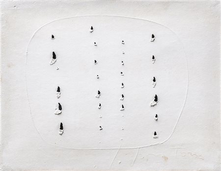 Lucio Fontana - Concetto spaziale - 1966-67