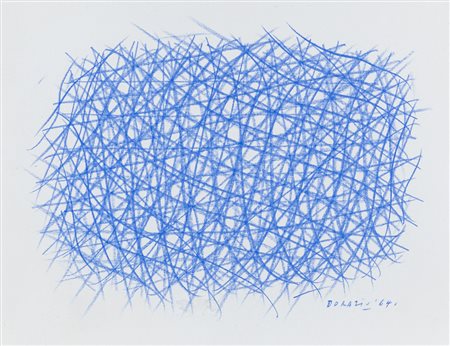Piero Dorazio - Senza titolo (Reticolo) - 1964