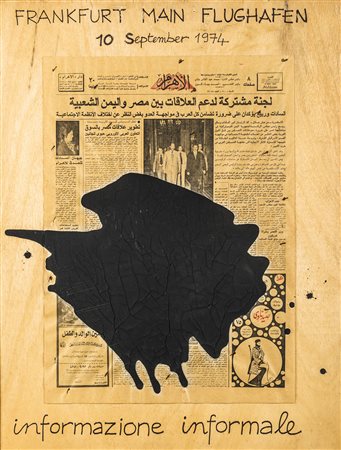 Sarenco - Informazione informale - 1974