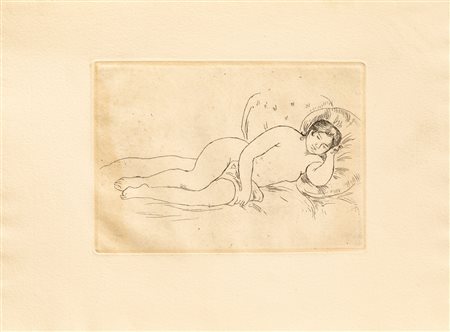 AUGUSTE RENOIR (1841-1919) - Femme nue couché, 1923