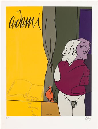 VALERIO ADAMI (1935) - Senza Titolo