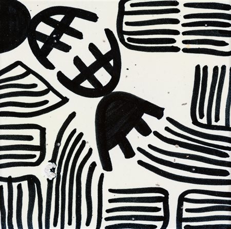 GIUSEPPE CAPOGROSSI (1900-1972) - Nero - Superficie CP872/A, 1951-1952