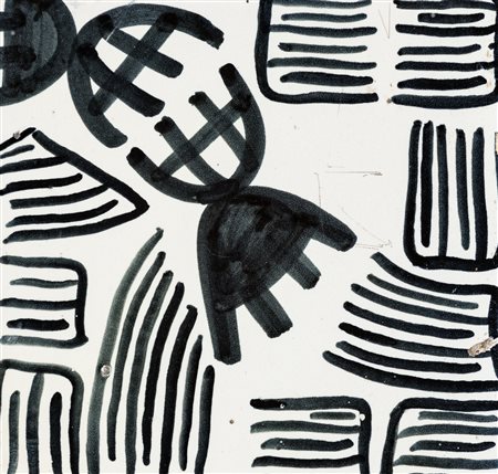 GIUSEPPE CAPOGROSSI (1900-1972) - Nero - Superficie CP872/A, 1951-1953