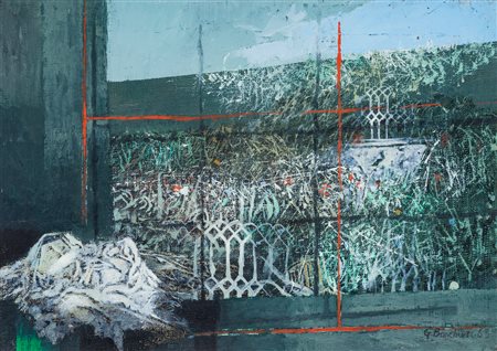 GIUSEPPE BANCHIERI (1927-1994) - Finestra sul giardino, 1963