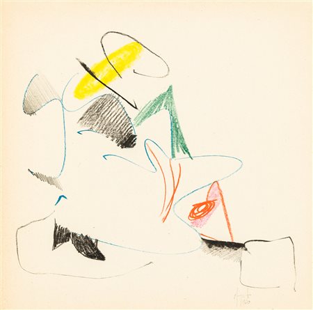 SERGIO DANGELO (1932) - Senza Titolo, 1960