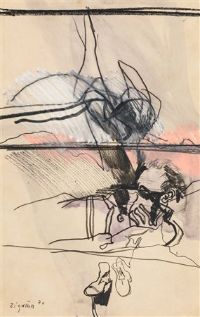 GIUSEPPE ZIGAINA (1924-2015) - Straniero in paradiso, 1970