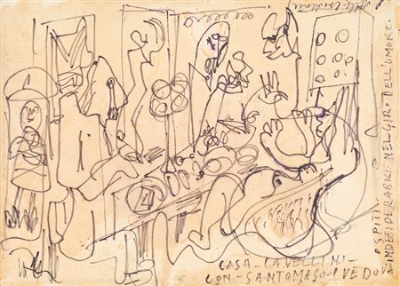 EMILIO VEDOVA (1919-2006) - Senza Titolo, 1945-1946