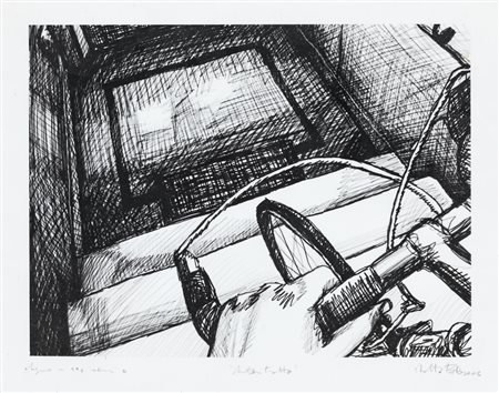 MATTEO FATO (1979) - Autoritratto (Disegno N.126 Scena 4 da Autoritratto), 2006