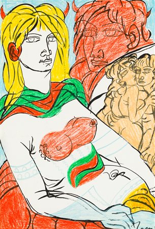 TONO ZANCANARO (1906-1985) - Selinuntea, anni '80