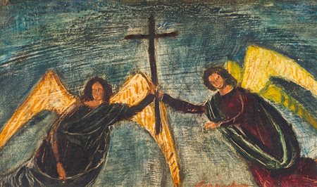 GISBERTO CERACCHINI (1899-1982) - Angeli (Bozzetto)