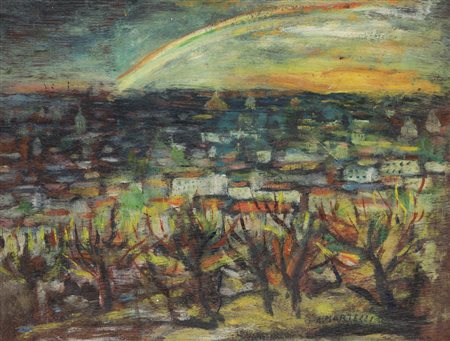 ACHILLE MARTELLI (1906-1989) - Temporale, 1952