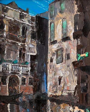 VITTORIO PETRELLA DA BOLOGNA (1886-1951) -  Notte veneziana, 1928