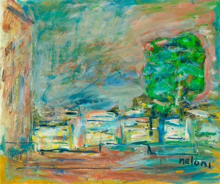 GINO MELONI (1905-1989) - Paesaggio, 1986