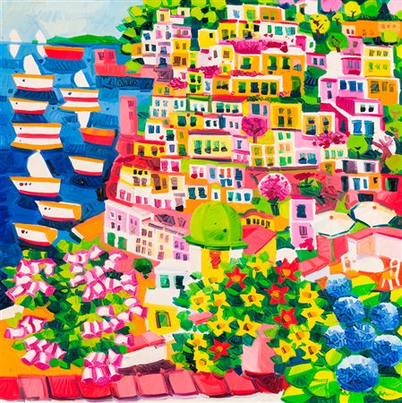 ATHOS FACCINCANI (1951) - Positano, 1999