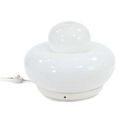 GRAMIGNA GULIANA Electra Lampada da tavolo in metallo laccato bianco,...