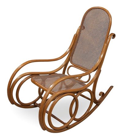 THONET MICHAEL Poltrona a dondolo mod. 7027. Prod. Thonet, disegno della...