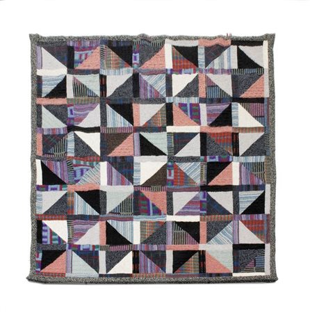 MISSONI OTTAVIO Tappeto arazzo Composizione di elementi in stoffa cuciti a...