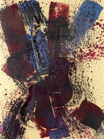 ARMAN (Armand Fernandez) 1928 - 2005 "Senza titolo" 2004 8,2x6x7,6 violino...