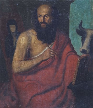 Maestro del XIX secolo "San Marco" cm. 56x48 - olio su tela