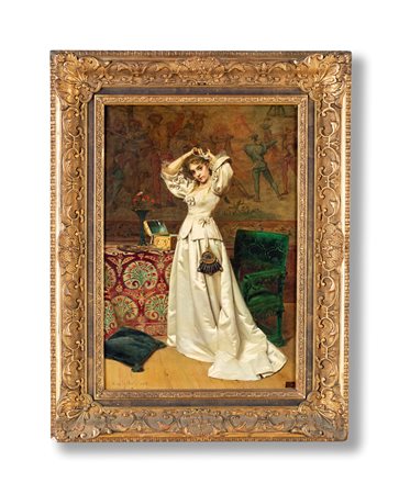 Auguste De La Brely
(Fuisse 1838-Lione 1906)

The charming lady
