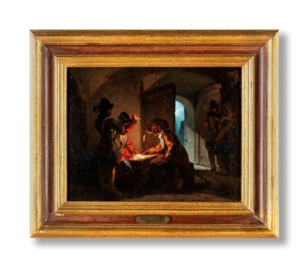 Bartolomeo Giuliano
(Susa 1825-Milano 1909)

The card game