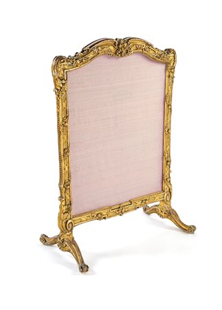 
Gilded wooden fire screen