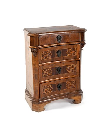 
Walnut bedside table