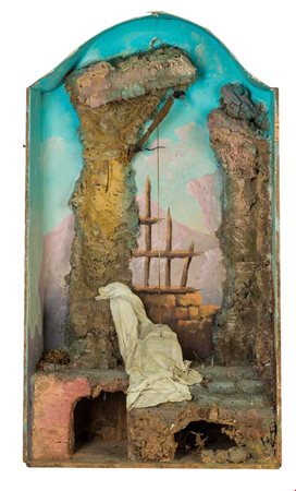 
Wooden and corck display case