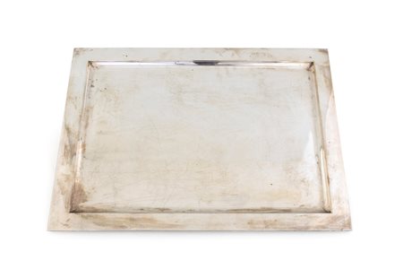 
 

Rectangular silver tray