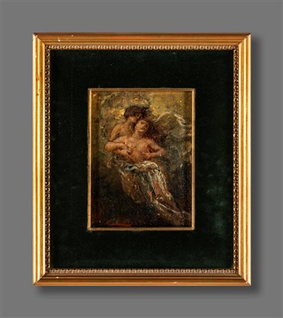 Cecrope Barilli (attribuito)
(Parma 1839-Parma 1911)

Paolo and Francesca