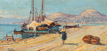 Pittore degli inizi del XX secolo


Seascape with boats and figures