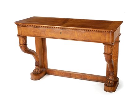 
 

Elm wood console