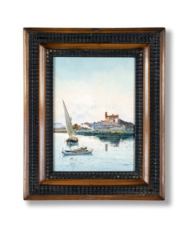 Scuola francese del  XIX secolo


Seascape with fishermen