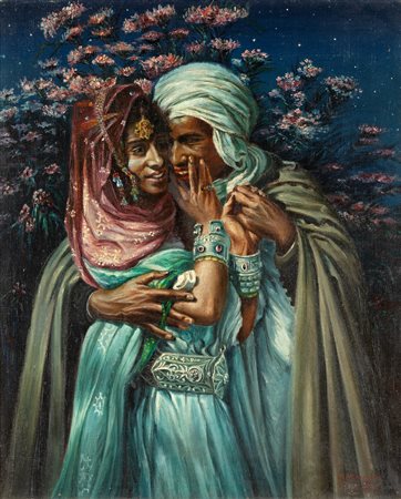 Pittore del  XIX secolo


Oriental figures