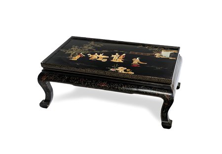 
 

Low table in ebonized wood