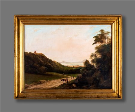 Dante Ricci
(Serra San Quirico 1879-Roma 1967)

View of Castel Gandolfo