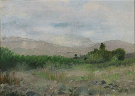 PISANO GIOVANNI Sevi (NU) 1875 - 1964 Torino "Studio del Pellice presso...