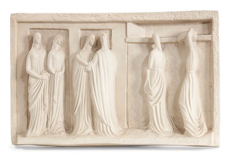 QUAGLINO MASSIMO Refrancore (AT) 1899 - 1982 Torino "Ospitalità" 29x45...