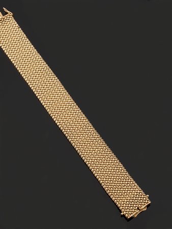 BRACCIALE Bracciale in oro giallo lavorato a tessuto Peso gr 48,3