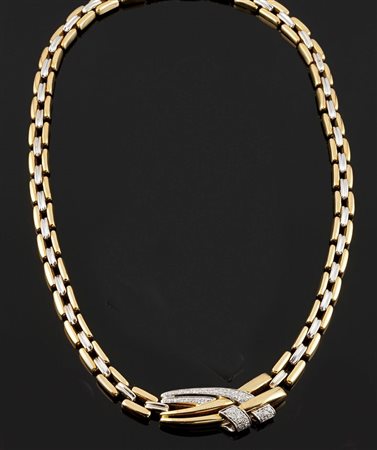 DAMIANI Girocollo in oro giallo, firmato "Damiani", composto da maglie...