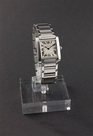 CARTIER Modello Tank Francaise, misura media, serie contemporanea 24x28 Cassa...