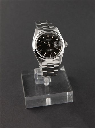 ROLEX Oyster Perpetual Date, ref. 1500, anni '70 Diam 34 Cassa oyster in tre...