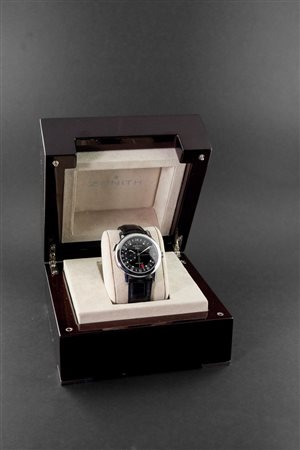 ZENITH Modello Port Royal Elite Dual Time, serie recente Diam 39 Cassa in tre...