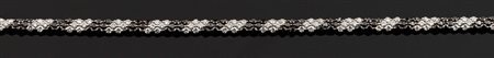BRACCIALE Bracciale in oro bianco con fasce in diamanti taglio brillante di...