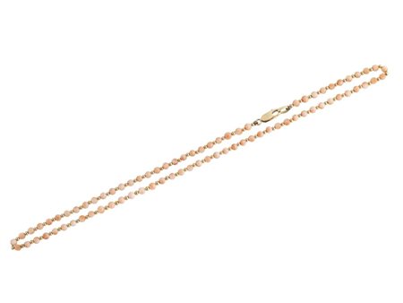 COLLANA IN CORALLO E ORO GIALLO realizzata ad una fila di sferette in corallo...